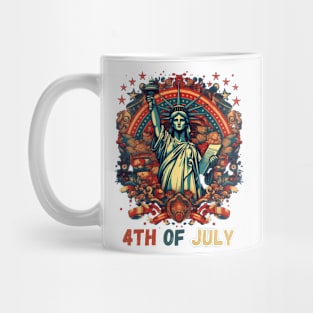 4th of July Independent Day USA Mug